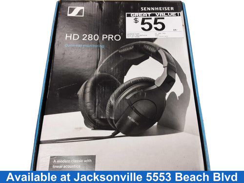 Sennheiser Hd 280 Pro Black Stereo Headphone
