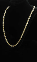 Rope Chain - Yellow Gold 14k (.585) 9.6 grams 22 inch