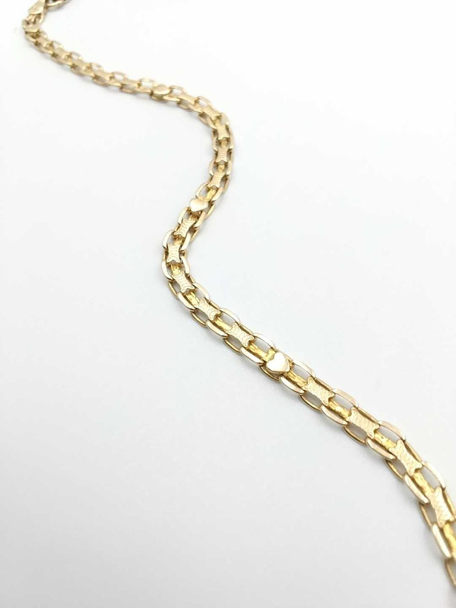 Link Bracelet - Yellow Gold 14k (.585) 4.6 grams 8 inch