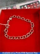 Cable Bracelet - Silver 6.5 grams 5 inch