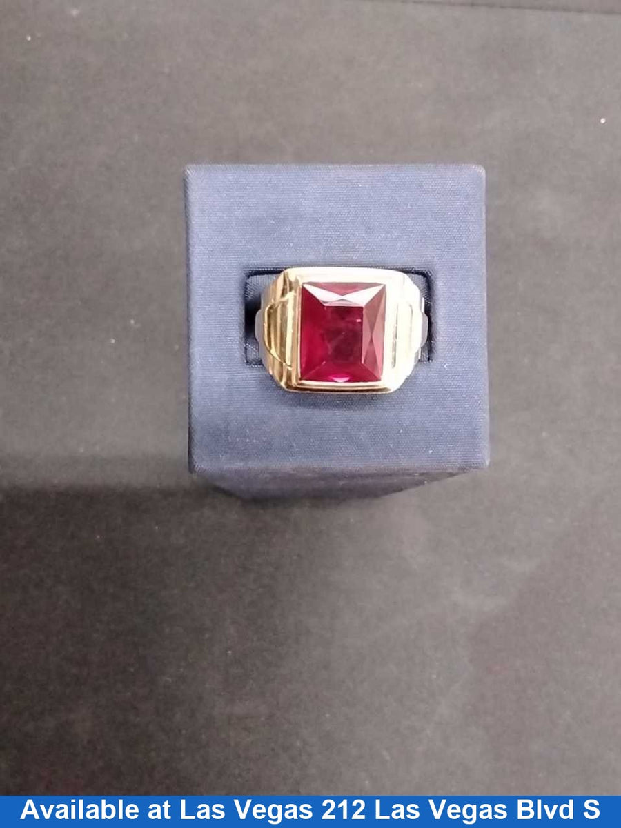 Men's Ring - Yellow Gold 10k (.417) 6.9 grams Size 8