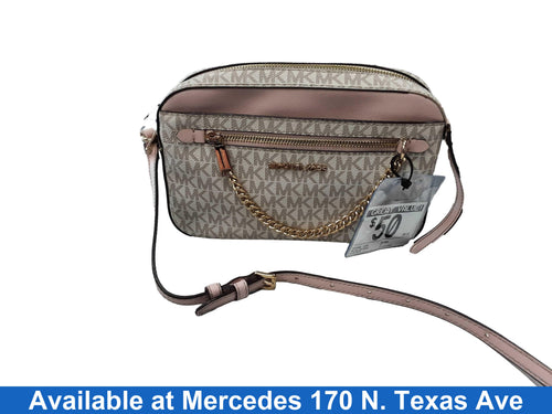 Michael Kors Ac-2504 Beige / Tan Purse / Handbag