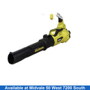 Ryobi Ry40407vnm Green Cordless Leaf Blower