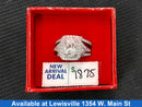 Ring - Wedding Set - White Gold 14k (.585) 9.8 grams Size 8