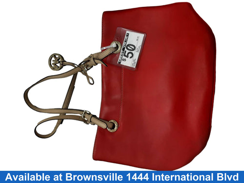 Michael Kors Ap-1501 Red Purse / Handbag