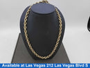 Rope Chain - Yellow Gold 14k (.585) 30.6 grams 20 inch