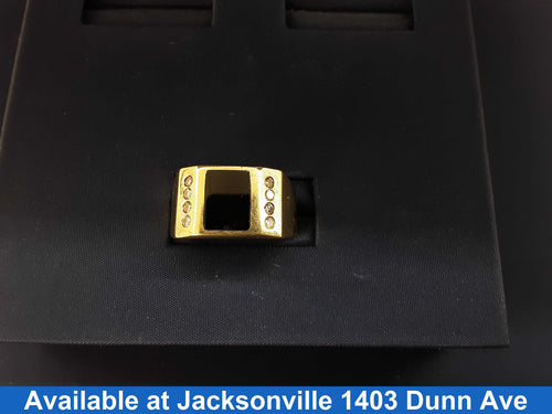 Men's Ring - Yellow Gold 14k (.585) 8.5 grams Size 9.5