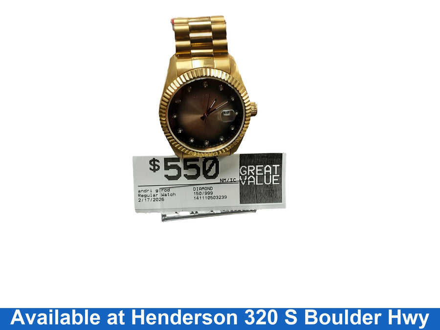 Andri Girod Diamond Yellow Regular Watch