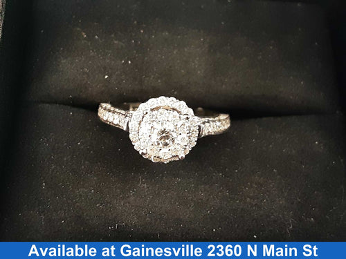 Women's Ring - White Gold 14k (.585) 4.2 grams Size 7.5