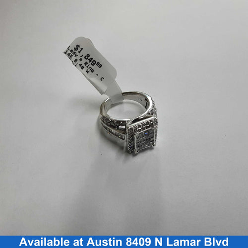 Women's Ring - White Gold 14k (.585) 8.4 grams Size 6