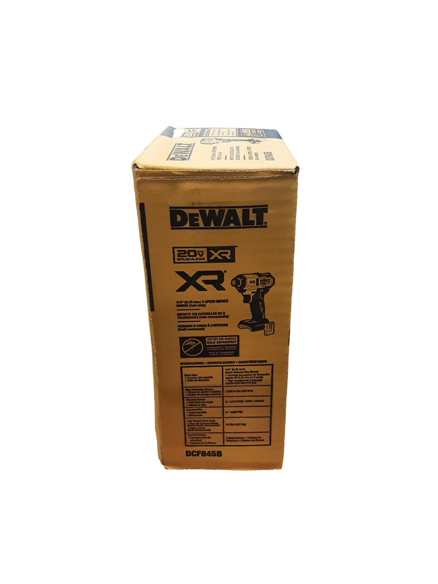 Dewalt Dcf845b Yellow Cordless Impact Drill