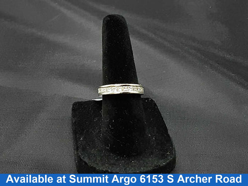 Ring - Wedding Band - White Gold 14k (.585) 4 grams Size 5