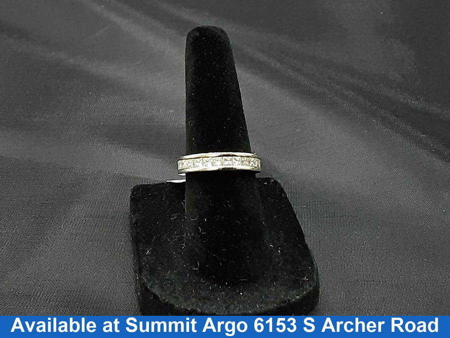 Ring - Wedding Band - White Gold 14k (.585) 4 grams Size 5