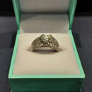 Women's Ring - White Gold 14k (.585) 6.1 grams Size 9