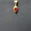 Diamond Pendant - Yellow Gold 14k (.585) 1.3 grams