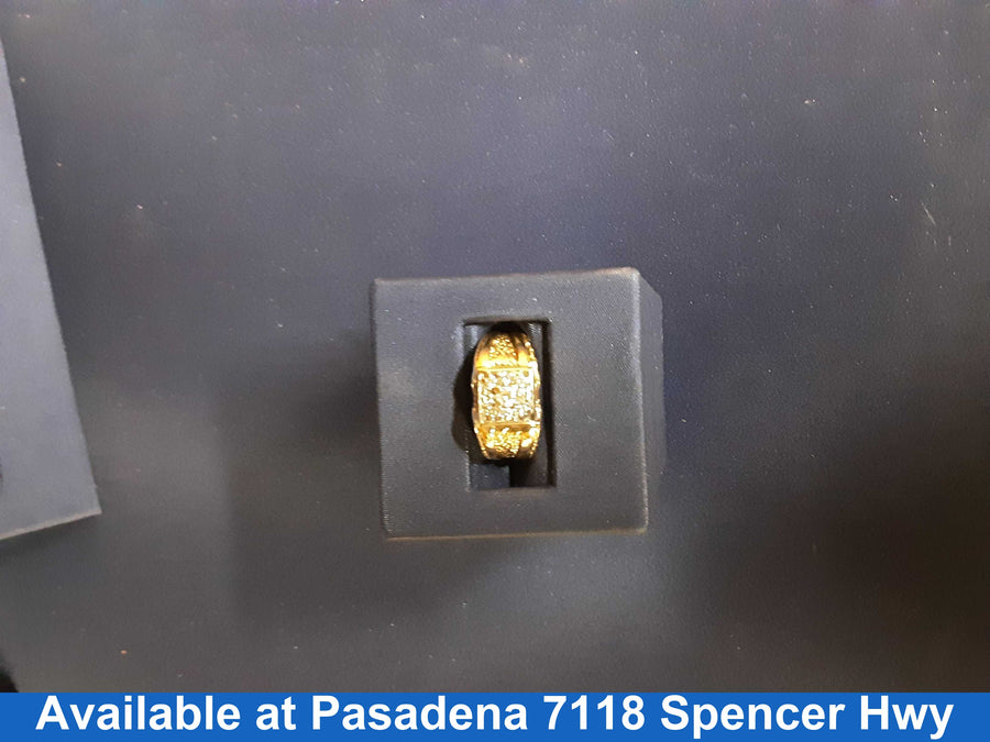 Men's Ring - Yellow Gold 14k (.585) 4.8 grams Size 20