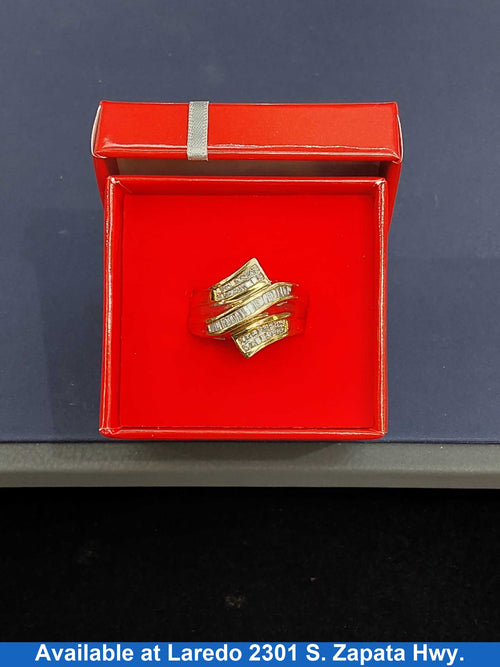 Women's Ring - Yellow Gold 10k (.417) 5.5 grams Size 20