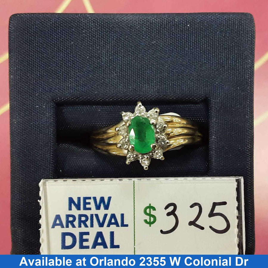 Women's Ring - Yellow Gold 10k (.417) 3.1 grams Size 8