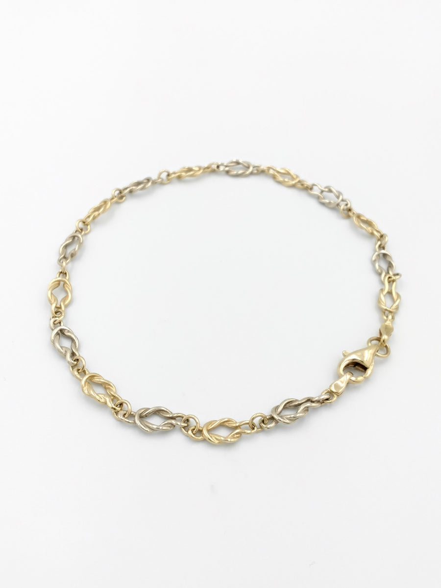 Link Bracelet - Yellow Gold 14k (.585) 7 grams 9 inch