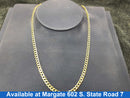 Cuban Link Chain - Yellow Gold 14k (.585) 8.1 grams 23 inch