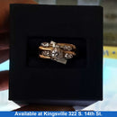 Ring - Wedding Set - Yellow Gold 10k (.417) 4.6 grams Size 6