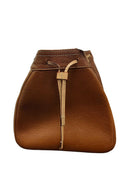 Carolina Herrera Andy Bucket Shoulder Bag Brown Purse / Handbag