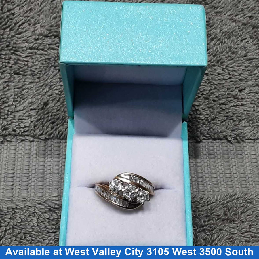 Ring - Wedding Set - Yellow Gold 14k (.585) 4.8 grams Size 8
