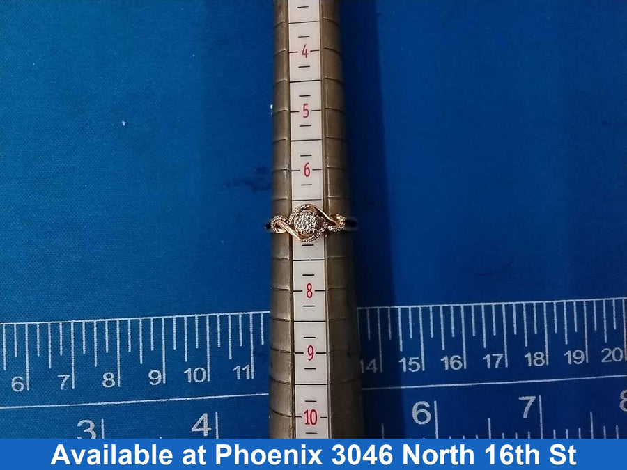 Women's Ring - Rose Gold 10k (.417) 2 grams Size 7
