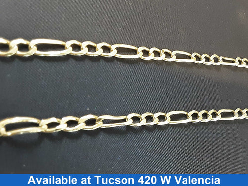Figaro Chain - Silver 12.7 grams 24 inch