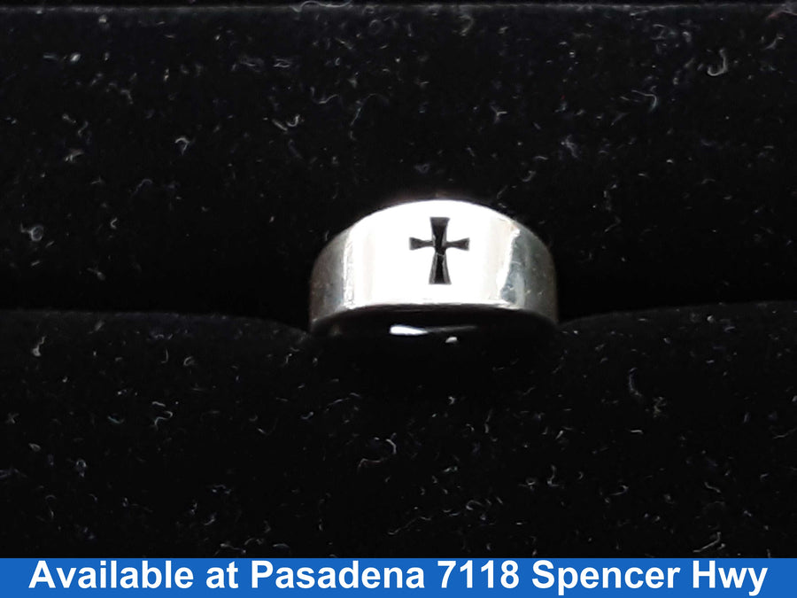 Ring - Wedding Band - Silver 4.8 grams Size 20