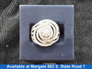 Women's Ring - White Gold 10k (.417) 5.7 grams Size 7