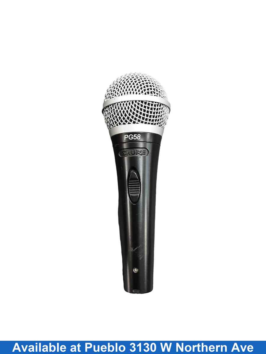 Sure Pg58 Black Corded Microphone
