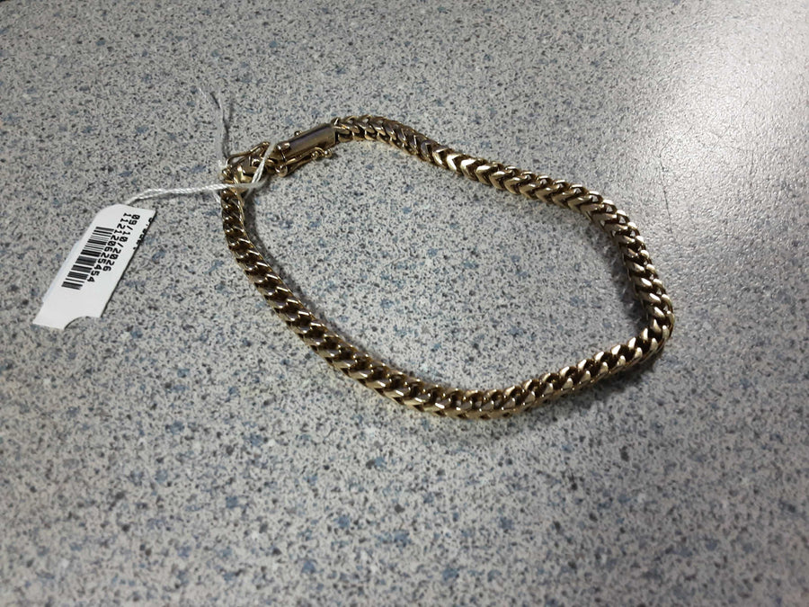 Fox Tail Bracelet - Yellow Gold 10k (.417) 8.8 grams 8 inch