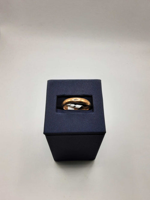 Ring - Wedding Band - Yellow Gold 10k (.417) 4.3 Grams Size 8