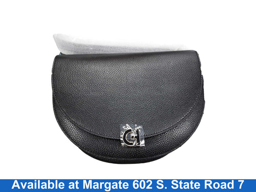 Cole Haan Evie Saddle Bag Black Purse / Handbag