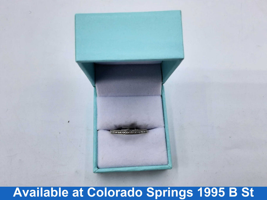 Women's Ring - Anniversary - White Gold 10k (.417) 1.4 grams Size 10