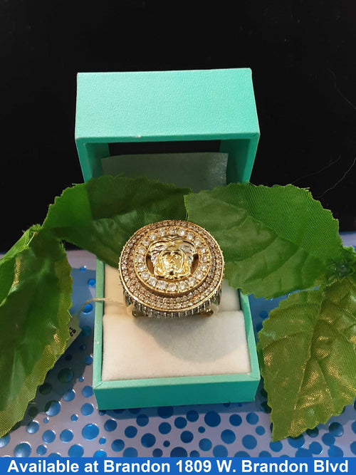 Men's Ring - Yellow Gold 10k (.417) 16.5 grams Size 11.5
