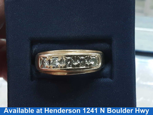 Ring - Wedding Band - Yellow Gold 14k (.585) 4.5 grams Size 10.5