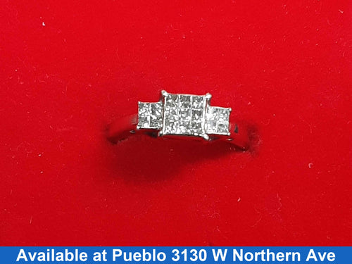 Women's Ring - White Gold 10k (.417) 3.3 grams Size 7