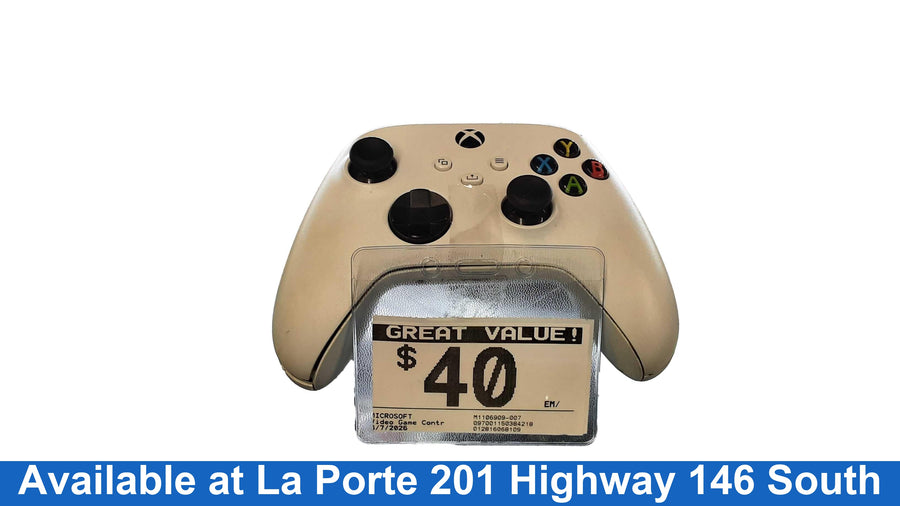Microsoft M1106909-007 White Gaming Controller
