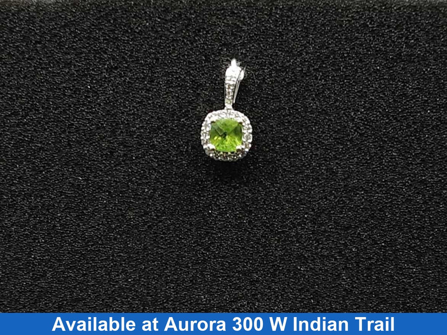 Diamond Pendant - White Gold 14k (.585) 1.7 grams