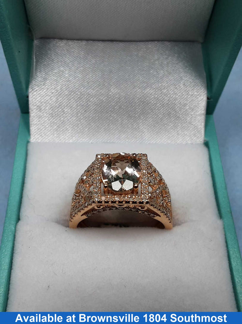 Women's Ring - Rose Gold 14k (.585) 4.2 grams Size 7