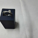 Ring - Wedding Set - White Gold 14k (.585) 4 grams Size 9.5
