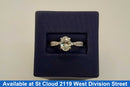 Ring - Engagement Set - Yellow Gold 14k (.585) 3.11 grams Size 7