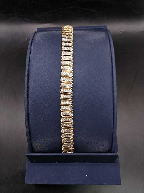 Tennis Bracelet - Yellow Gold 10k (.417) 15.6 grams 7 inch