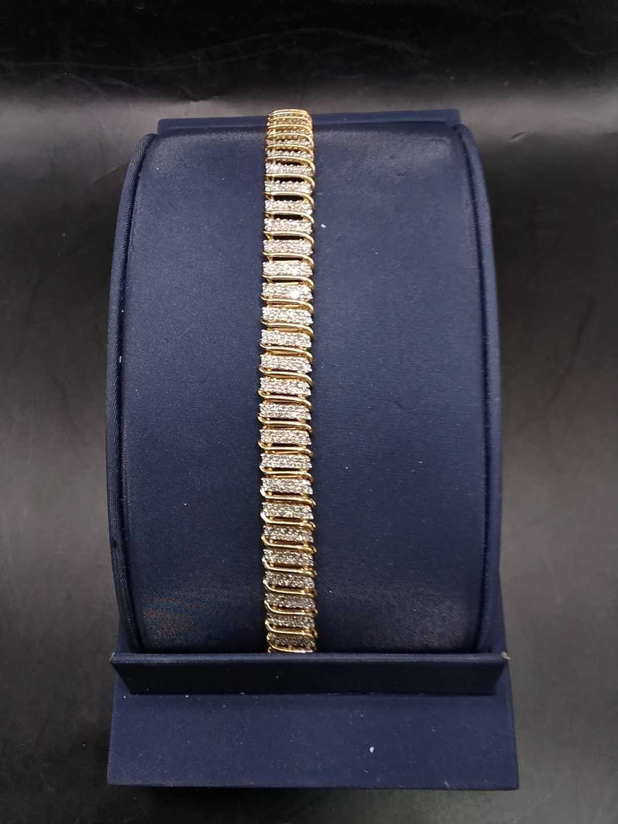Tennis Bracelet - Yellow Gold 10k (.417) 15.6 grams 7 inch