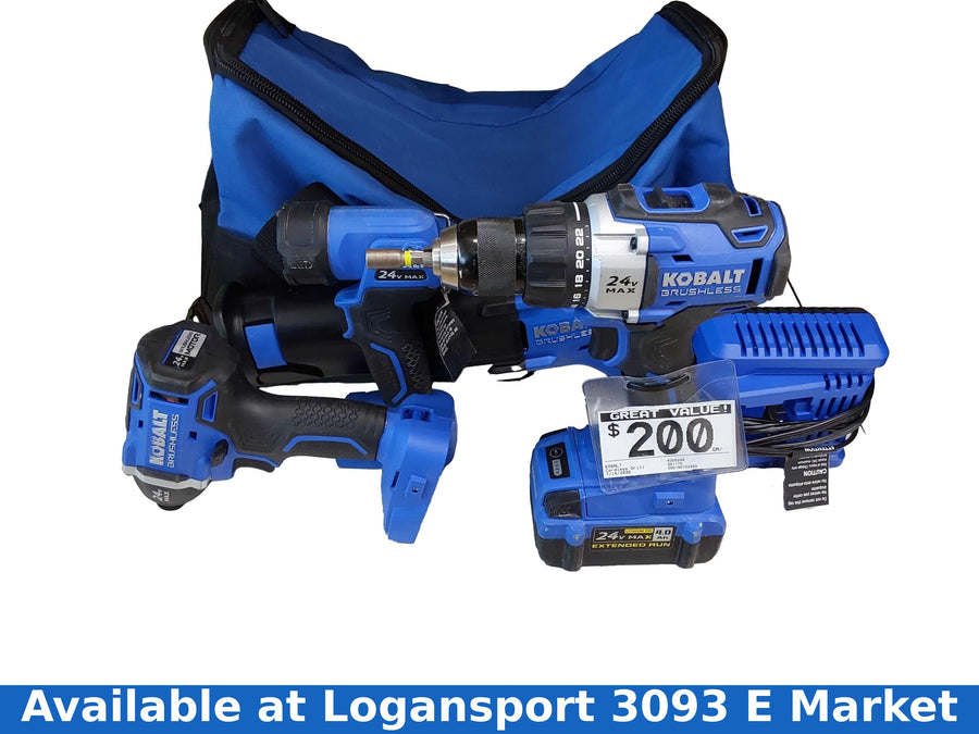Kobalt Kdd524b Blue Cordless Standard Drill