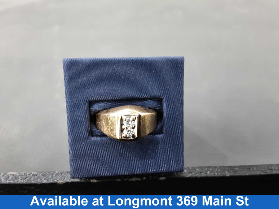 Men's Ring - Yellow Gold 14k (.585) 4.6 grams Size 10