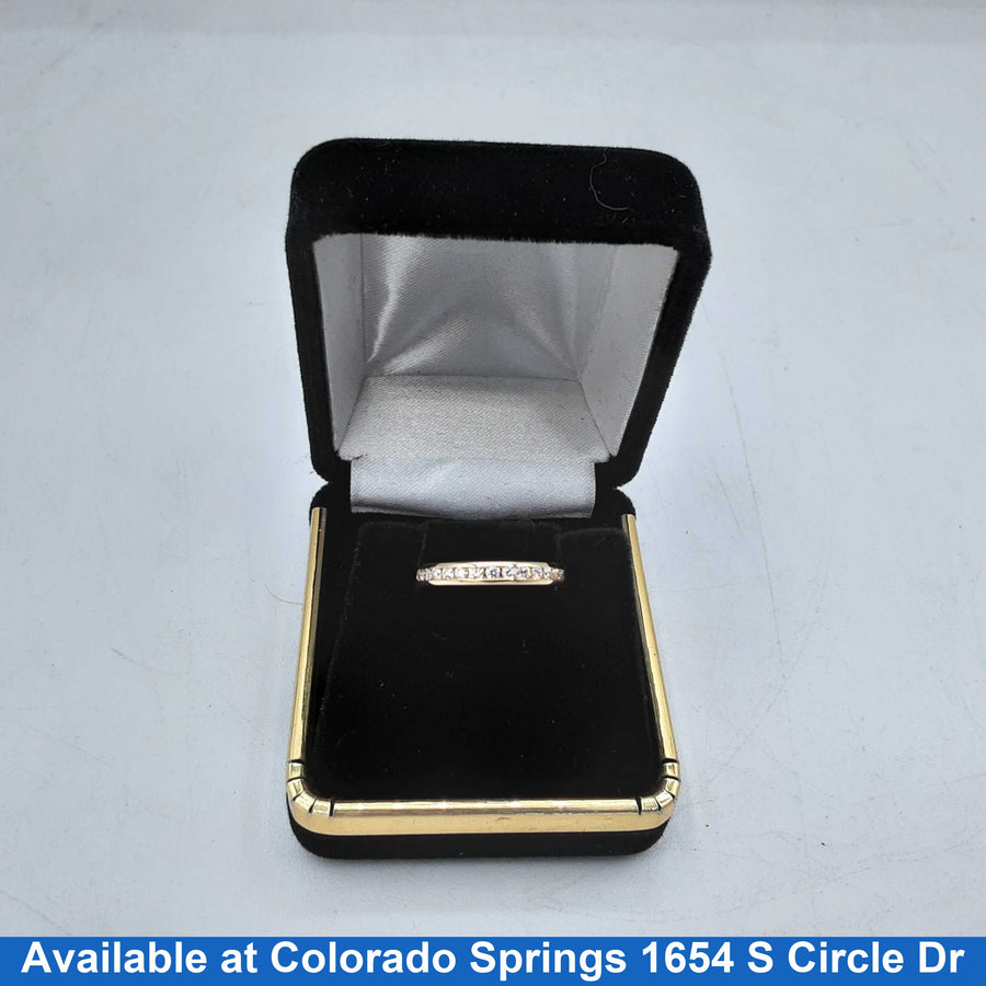 Women's Ring - Anniversary - Yellow Gold 14k (.585) 1.7 grams Size 5
