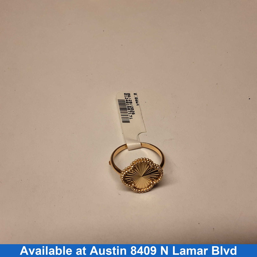 Women's Ring - Yellow Gold 14k (.585) 2.1 grams Size 6
